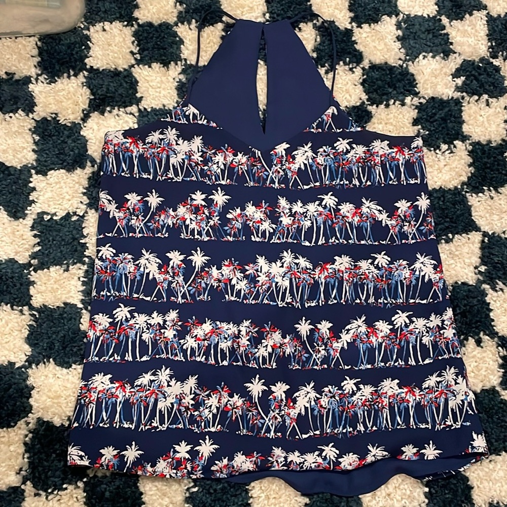Express - Reversible Red White Blue Top - Size S/M